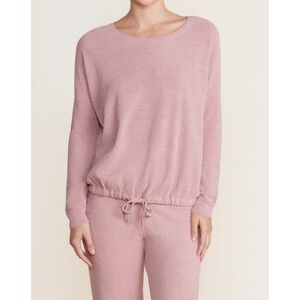NWT Barefoot Dreams Cozy Chic Ultra Lite Slouchy Pullover Womens Large